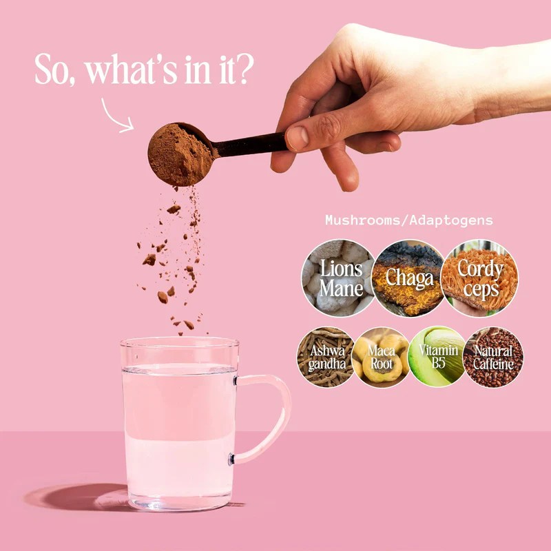 Rainbow Dust adaptogen powder blend, Spacegoods daily supplement with mushrooms and herbs